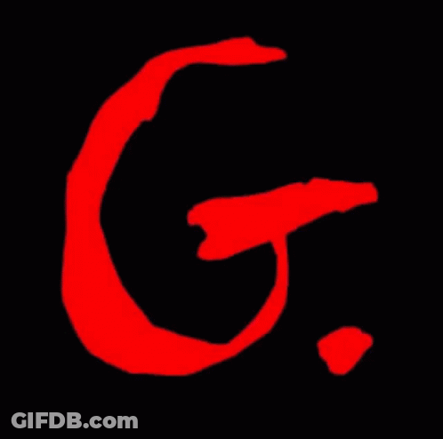 Purple Neon Letter A GIF