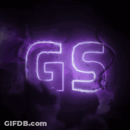 Purple Neon Sign GS GIF