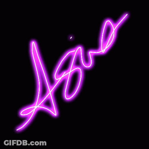Purple Neon Sign Saying Agile GIF