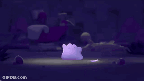 Purple Object Floating In Video Game GIF