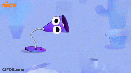 Purple Object With Nick Logo GIF