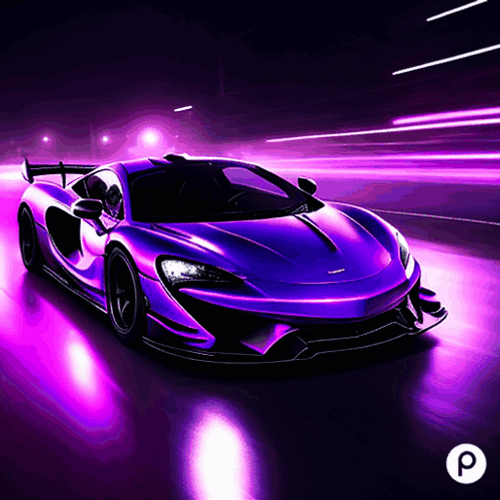Purple Pearl Mclaren Super GIF