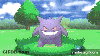 Purple Pokémon Standing In Grass GIF