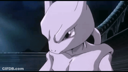 Purple Pokemon Standing Next To Water GIF