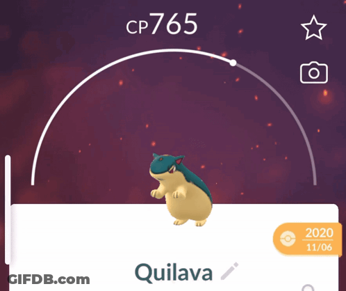 Purple Pokemon Surrounded By Red And White Balls GIF