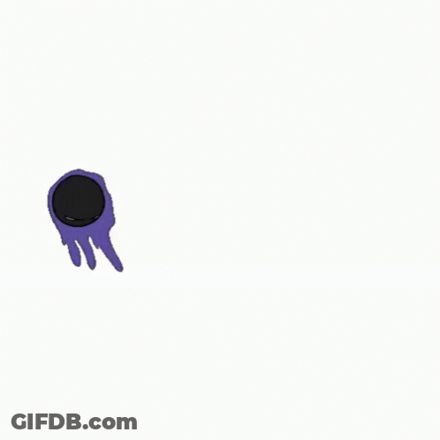 Purple Pokemon With Red Eyes And Big Teeth GIF