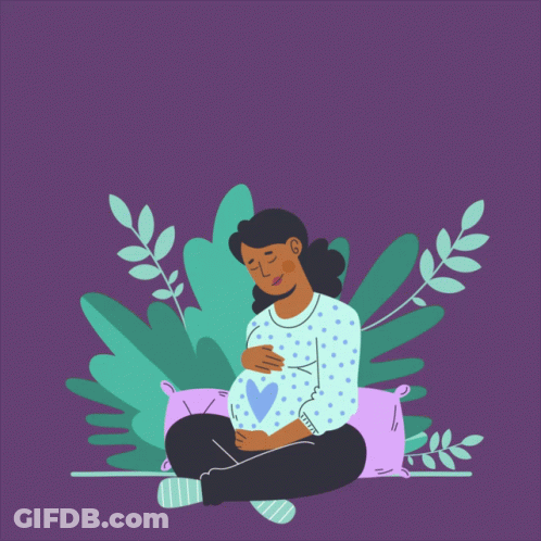 Purple Poster Protect Black Mothers In Childbirth GIF