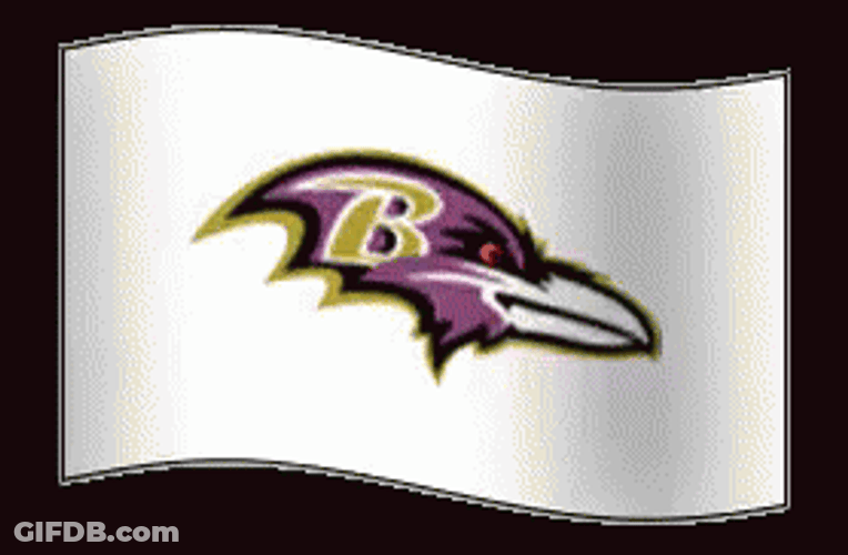 Purple Ravens Flag GIF