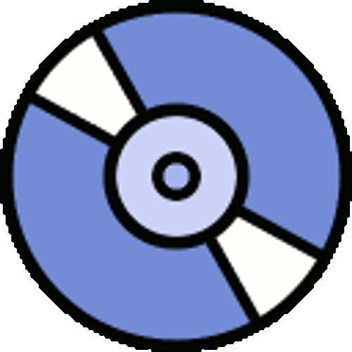 Purple Rolling Disc Logo GIF