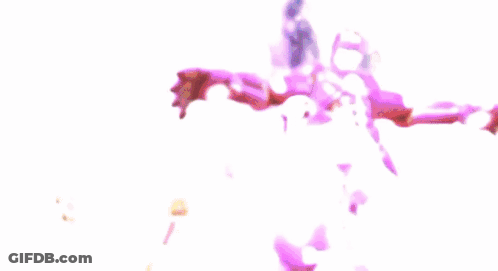 Purple Sentinel Super Priority In Front Of Galaxy GIF