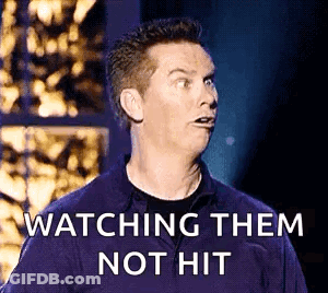 Purple Shirt Man Making Funny Face On Stage GIF