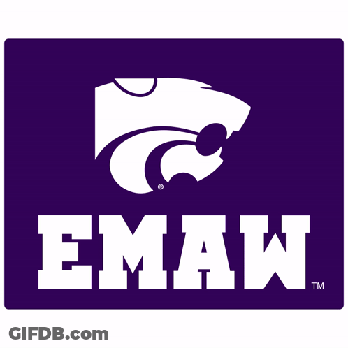 Purple Sign With Word Emaw And Tiger GIF