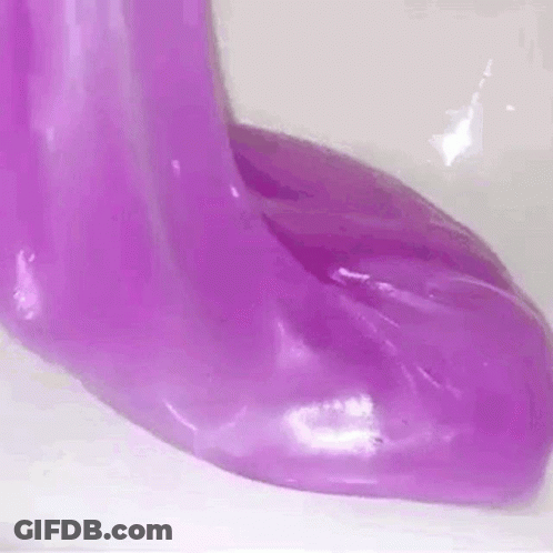 Purple Slime Coming Out Of Bottle GIF