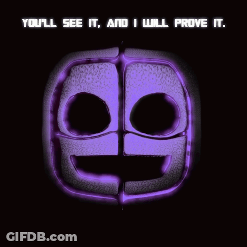 Purple Smiley You'll See It And I Will Prove It GIF