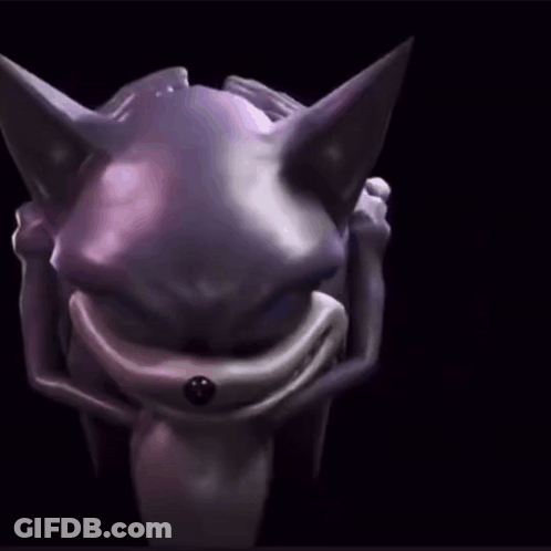 Purple Sonic The Hedgehog With Blue Eyes GIF