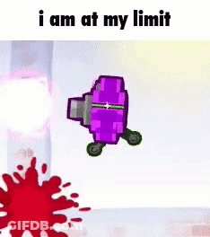 Purple Toy Car Flying I Am At My Limit GIF