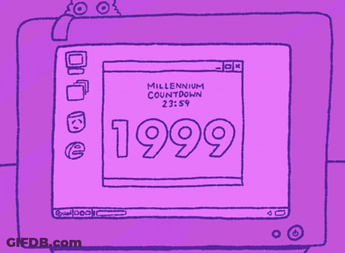 Purple Y2k Microsoft Computer GIF