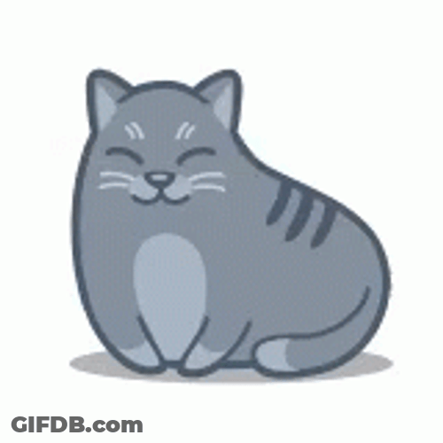 Purr Cat Power Animated GIF