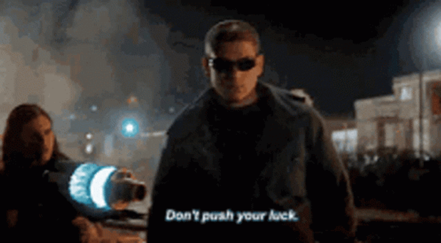 Push It Dont Push Your Luck Wentworth Miller GIF