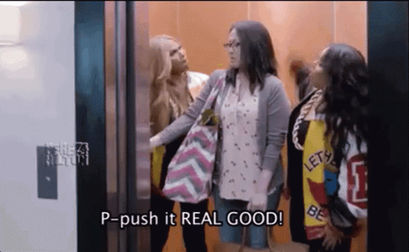 Push It Real Good Elevator GIF
