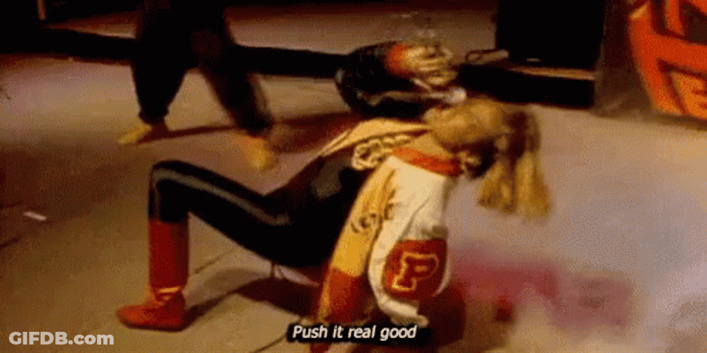 Push It Real Good Singing GIF