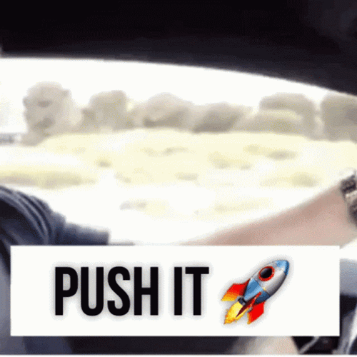 Push It Rocket Emoji GIF