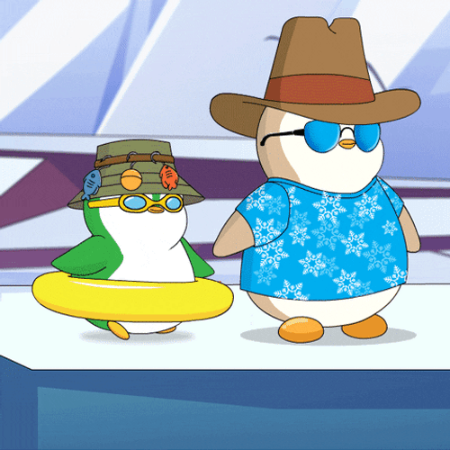 Push Naughty Pudgy Penguin GIF