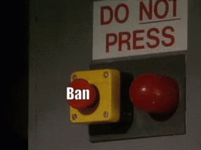 Push The Button Funny Tempting Red GIF