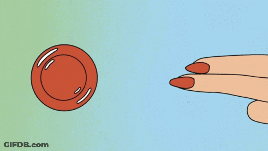Push The Red Button Animation GIF