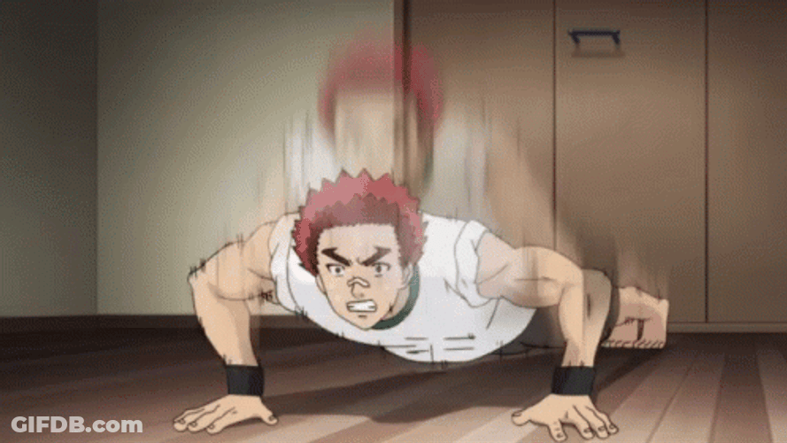 Push Up Glitch Kineshi Hairo GIF