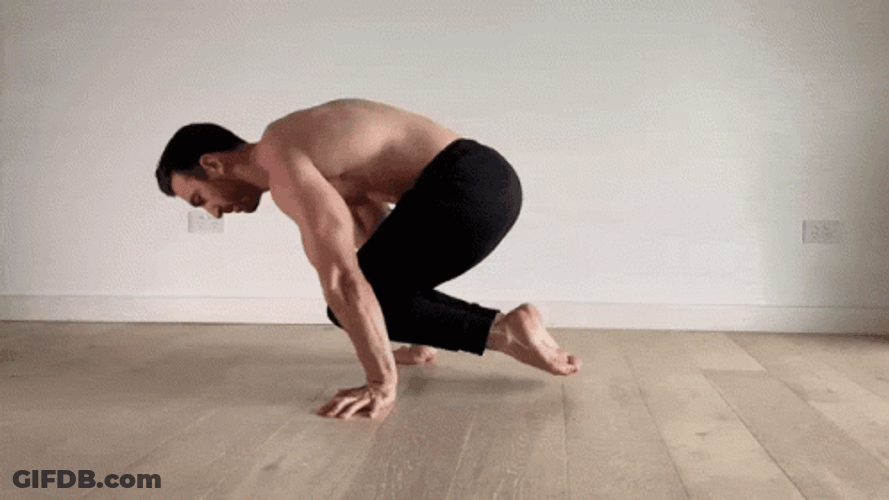 Push Up Planche Tuck Lift Workout GIF
