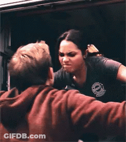 Pushed Out Of Wambulance Chicago Fire GIF