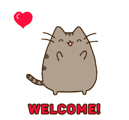Pusheen Cat Welcome GIF