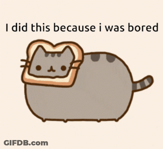 Pusheen Loaf Face GIF