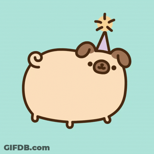 Pusheen Pug GIF