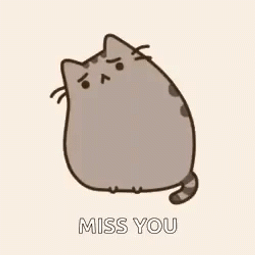 Pusheen Sad Miss You GIF