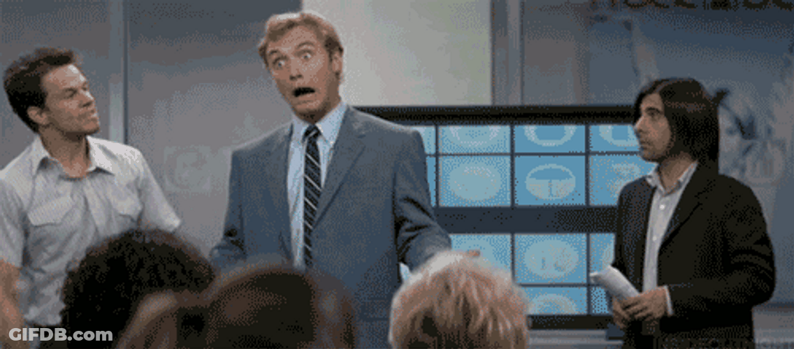 Pushing Chad Aside GIF