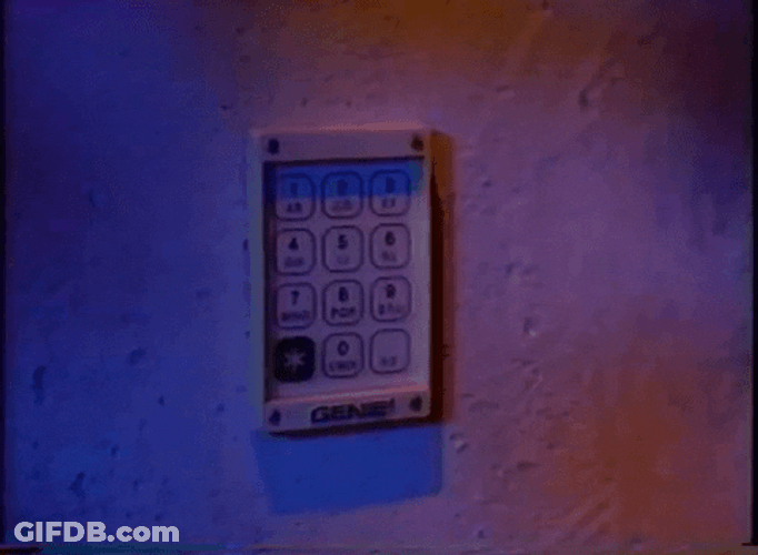 Pushing Door Code Let Me In Meme GIF