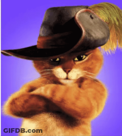 Puss In Boots Crossed Arms GIF