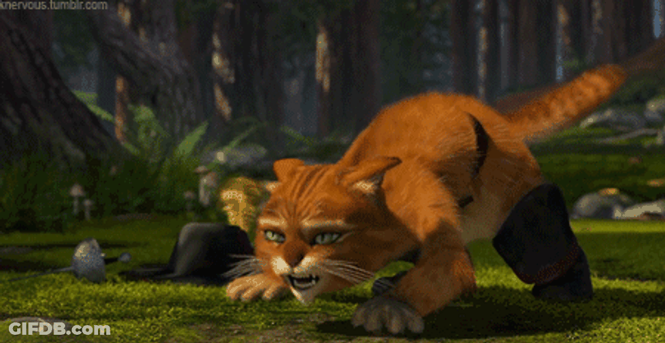 Puss In Boots Eyes In Agony GIF
