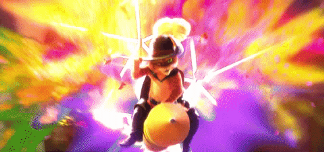 Puss In Boots Rocket Ride GIF