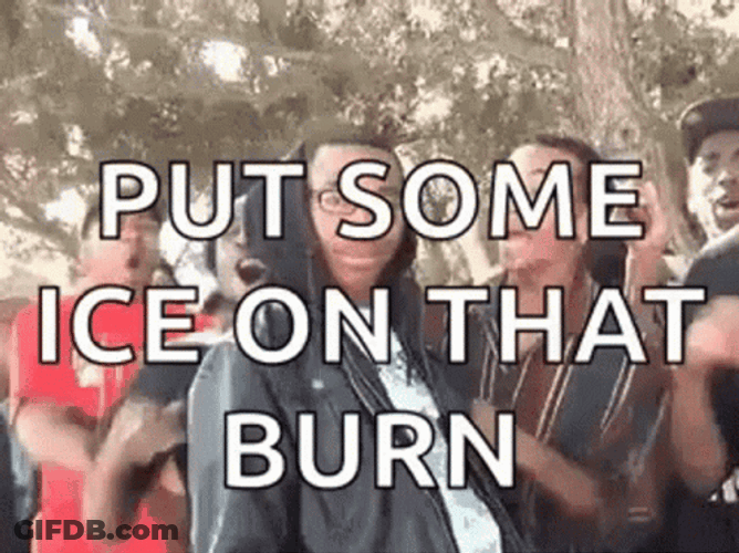 Put Some Ice On That Boom Roasted GIF