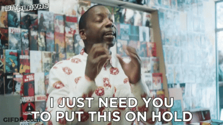Put This On Hold Bit Playas Leon GIF
