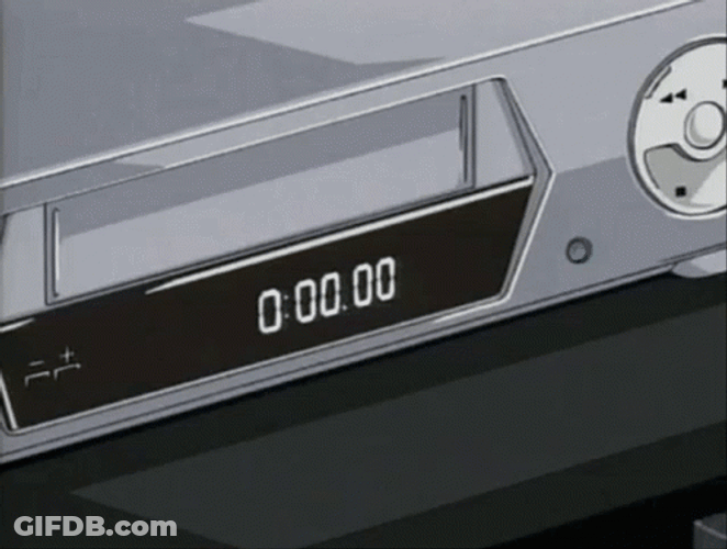 Putting In Vhs Tape Animation GIF
