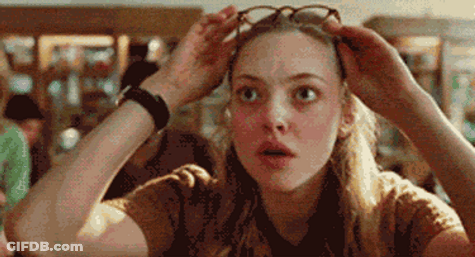 Putting On Glasses Amanda Seyfried GIF