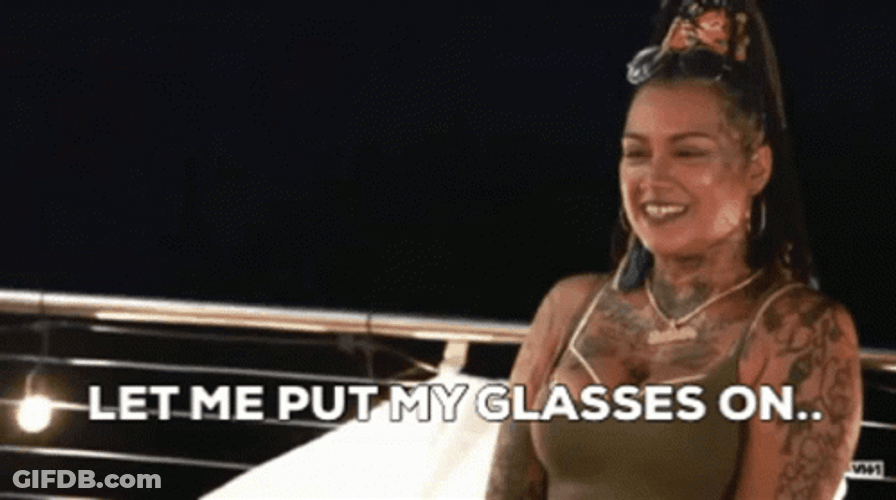 Putting On Glasses Donna Marie Lombardi GIF