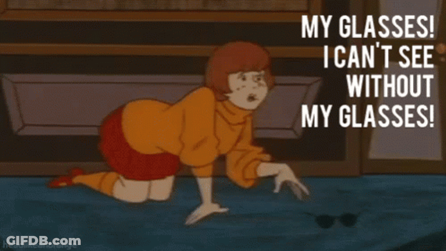 Putting On Glasses I Can't See Velma Dinkley GIF