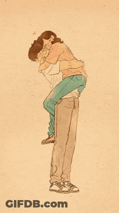Puuung Puuung Hug GIF