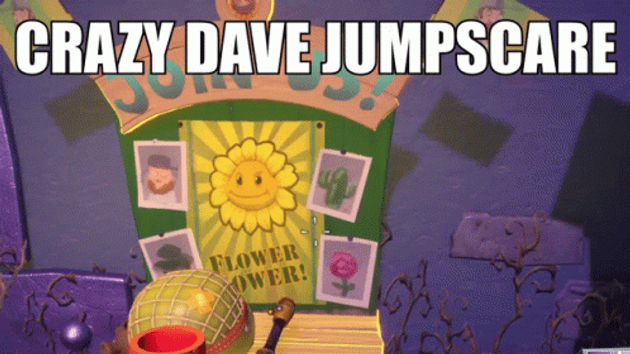Pvz Crazy Dave Jumpscare GIF