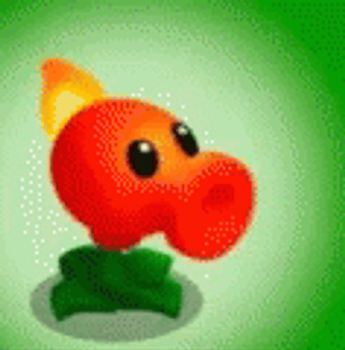 Pvz Firing Pea Shooter GIF
